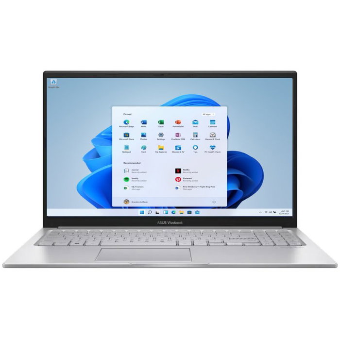 Asus Vivobook 15 X1504MA-BQ173W, 16GB RAM, 512GB SSD, 15.6 Pol Full HD, Intel Core 5 320, Cool Silver